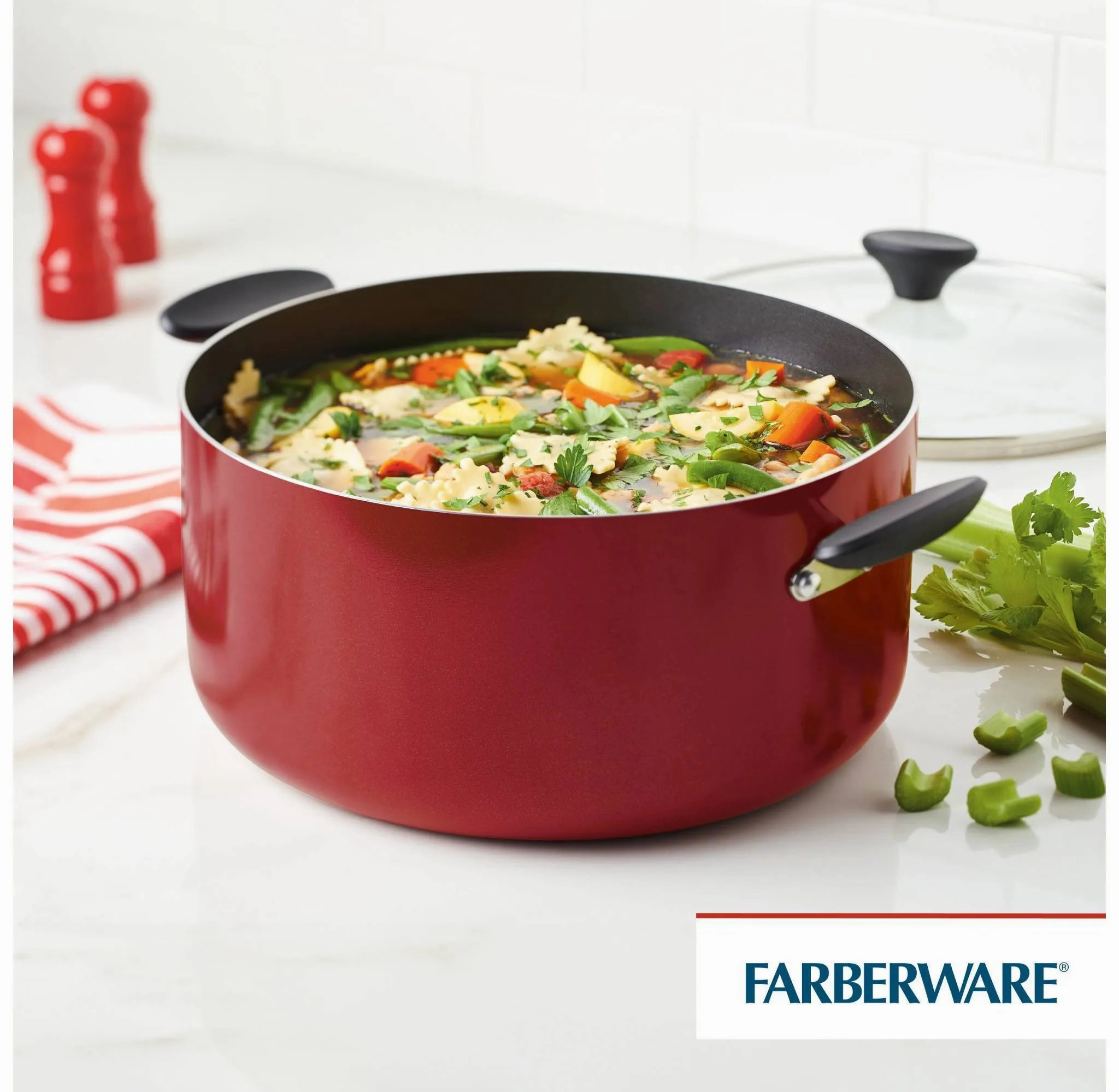 10qt Aluminum Nonstick Stock Pot