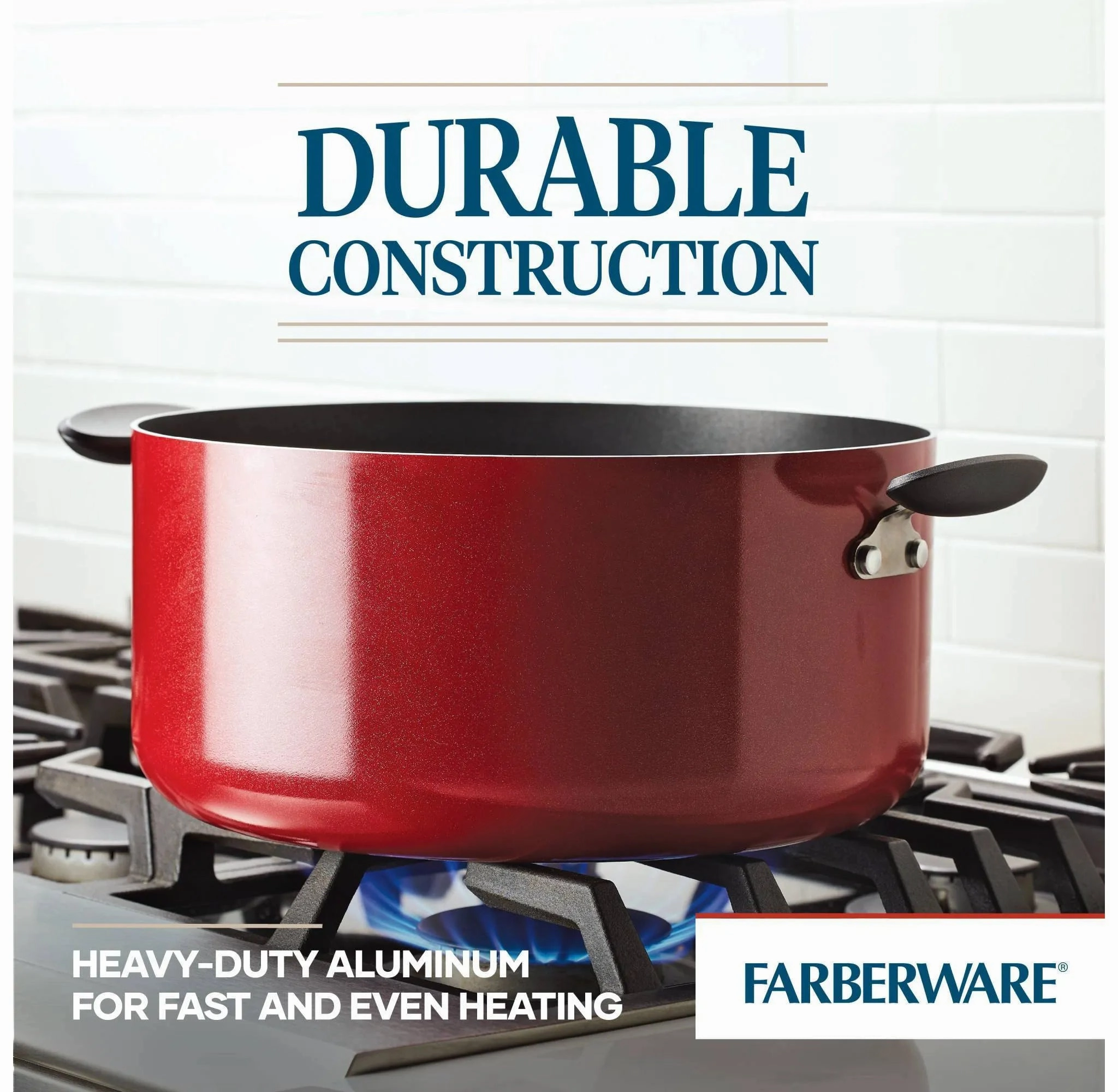 10qt Aluminum Nonstick Stock Pot