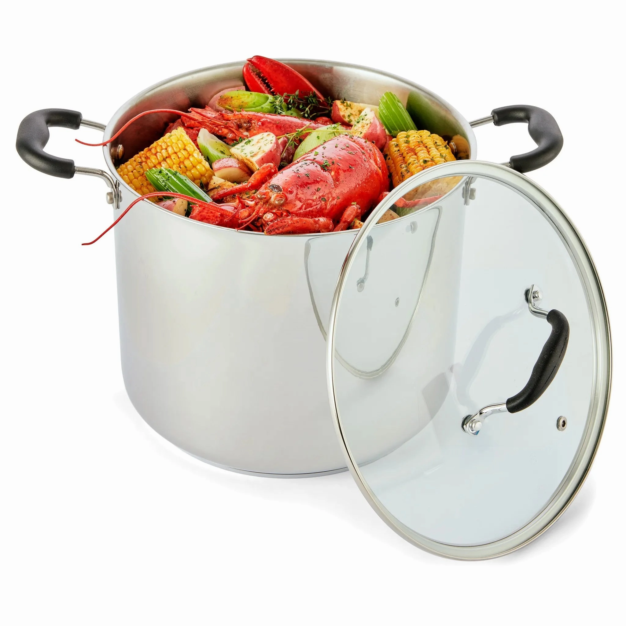 12qt Stock Pot with Lid