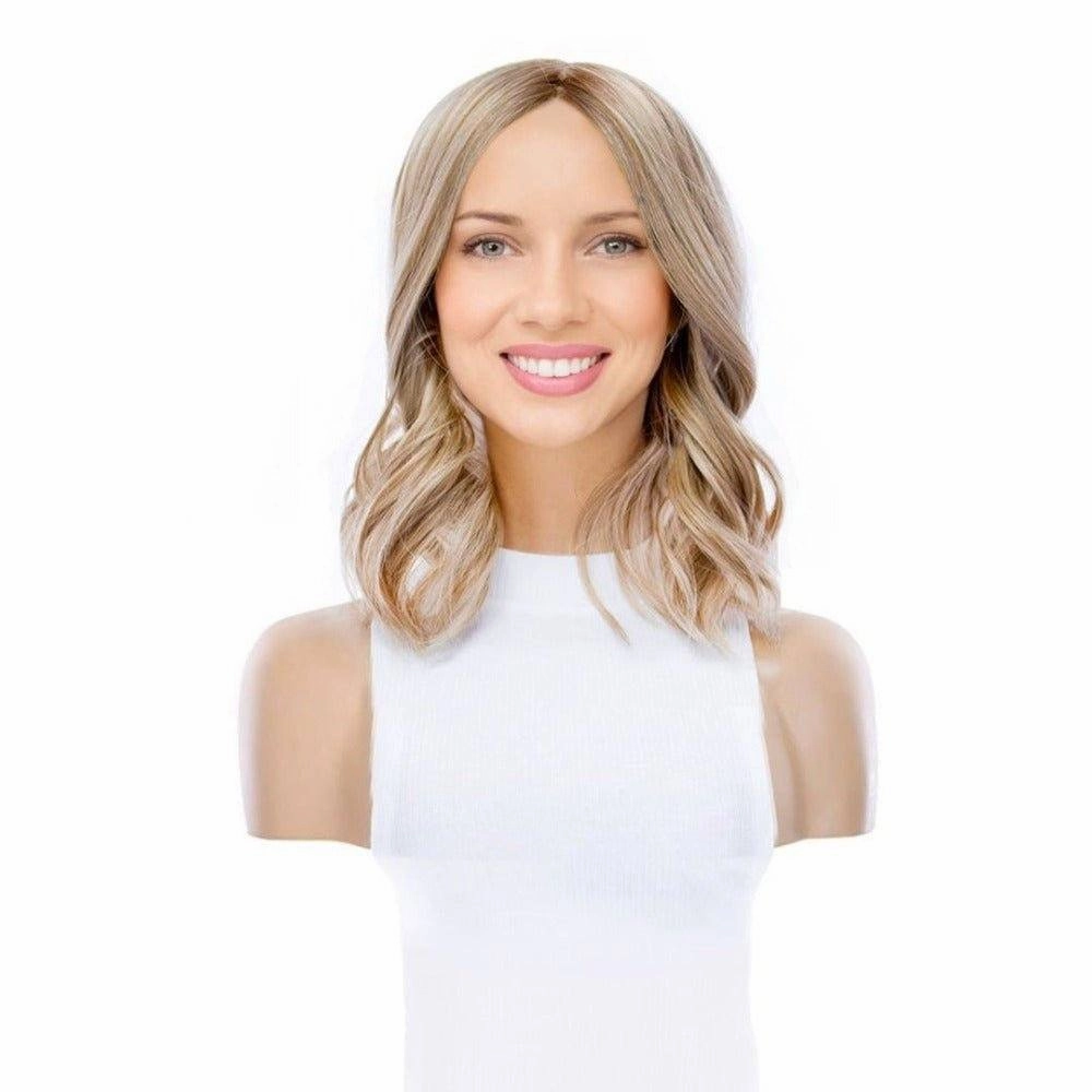 16" Princess Silk Top Wig Ash Blonde