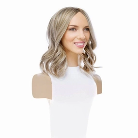 16" Princess Silk Top Wig Ash Blonde