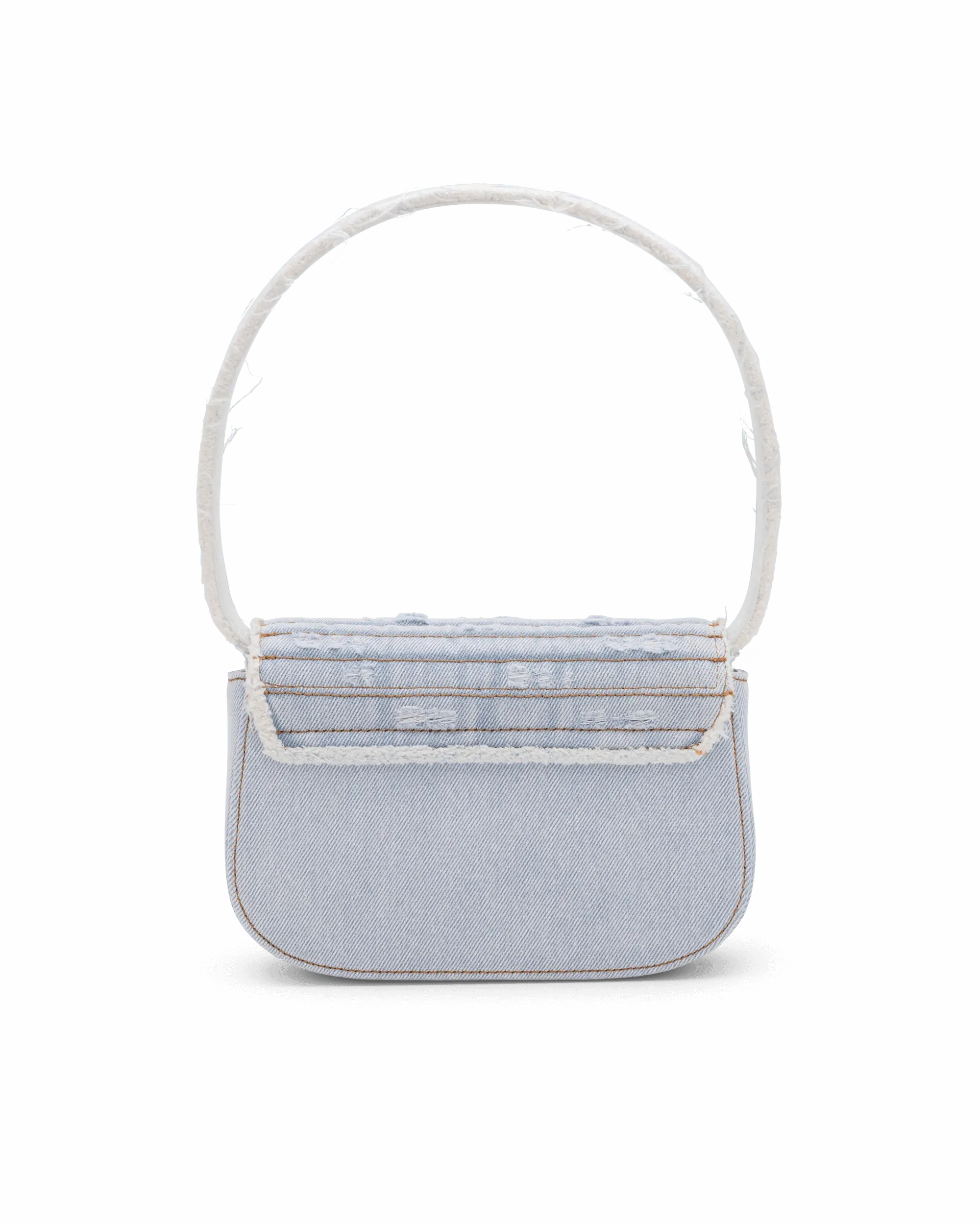 1DR Small Denim Crystal Shoulder Bag