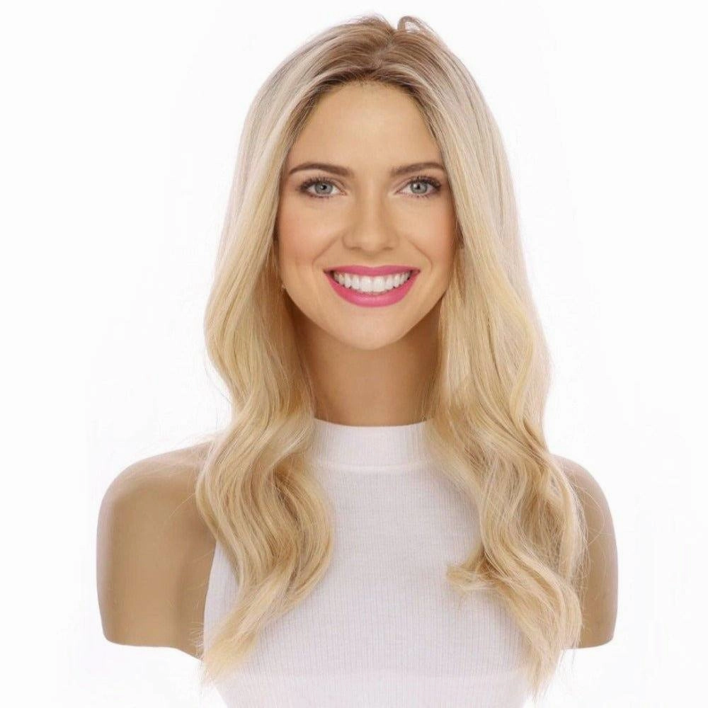 20" Princess Silk Top Wig Platinum Blonde