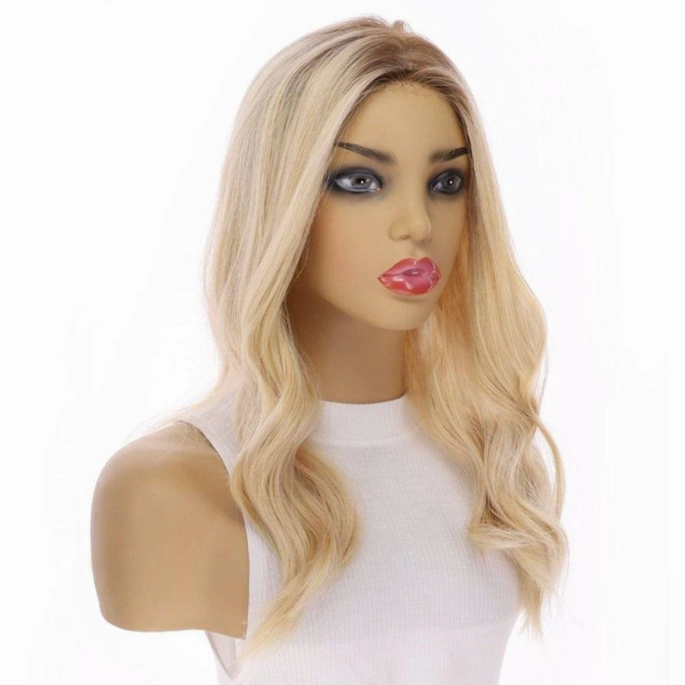 20" Princess Silk Top Wig Platinum Blonde