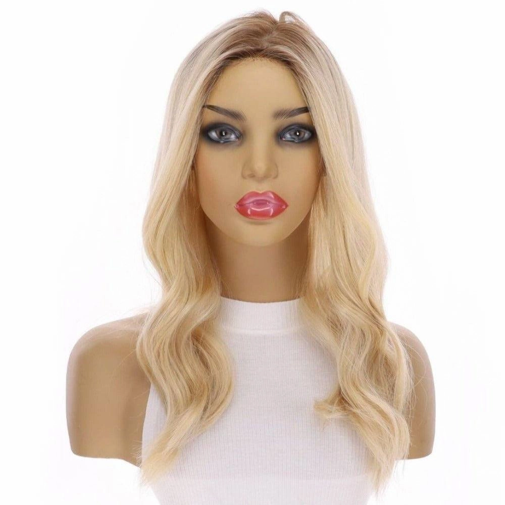 20" Princess Silk Top Wig Platinum Blonde