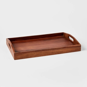 20" x 13" Wood Signature Serving Tray