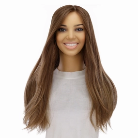 22" Princess Silk Top Wig Light Brown Babylight