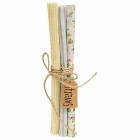 *3/Bundle Patterned Fabric Straws