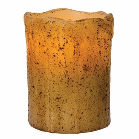 *4" Burnt Ivory Remote Pillar
