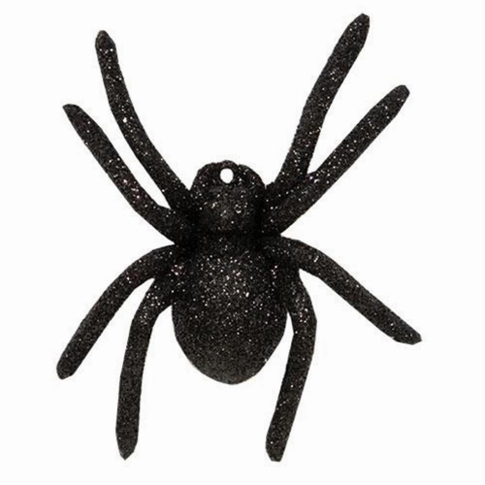 *Black Glitter Spider Ornament