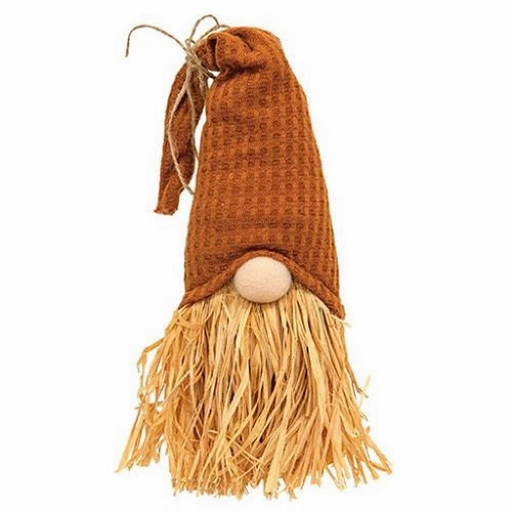 *Burnt Orange Raffia Gnome Large