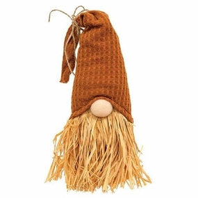 *Burnt Orange Raffia Gnome Large