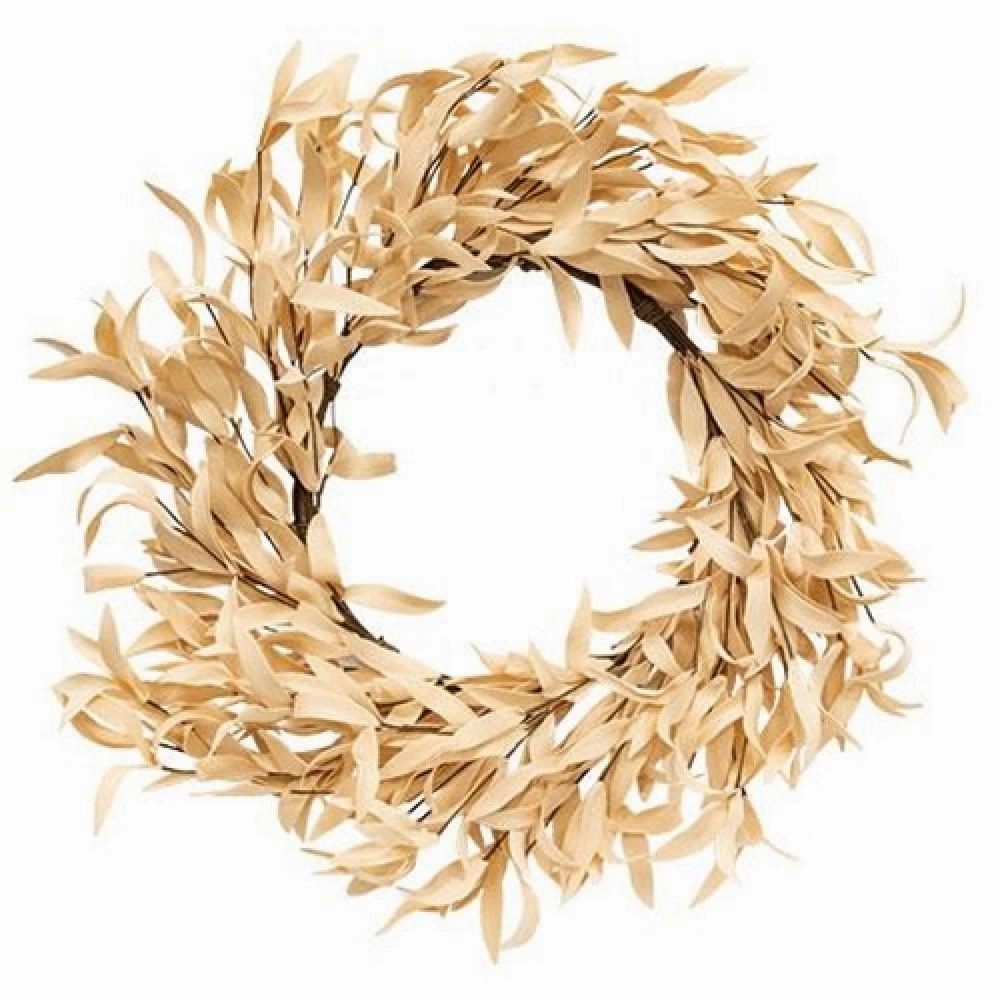 *Buttercup Herb Leaves Wreath 24"