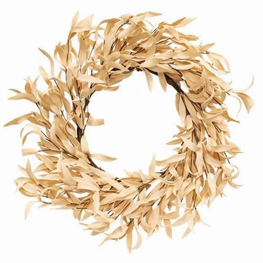 *Buttercup Herb Leaves Wreath 24"