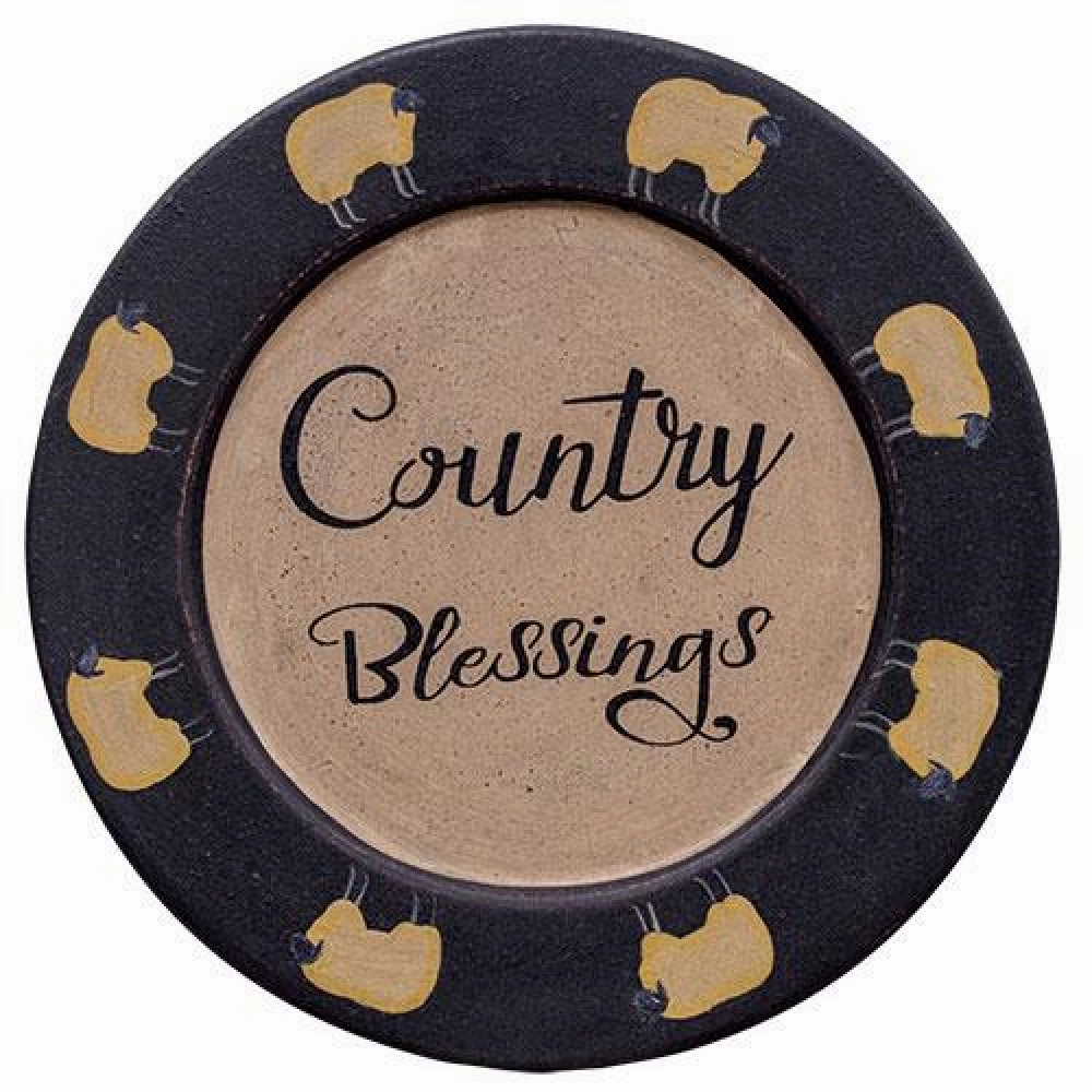 *Country Blessings Sheep Plate