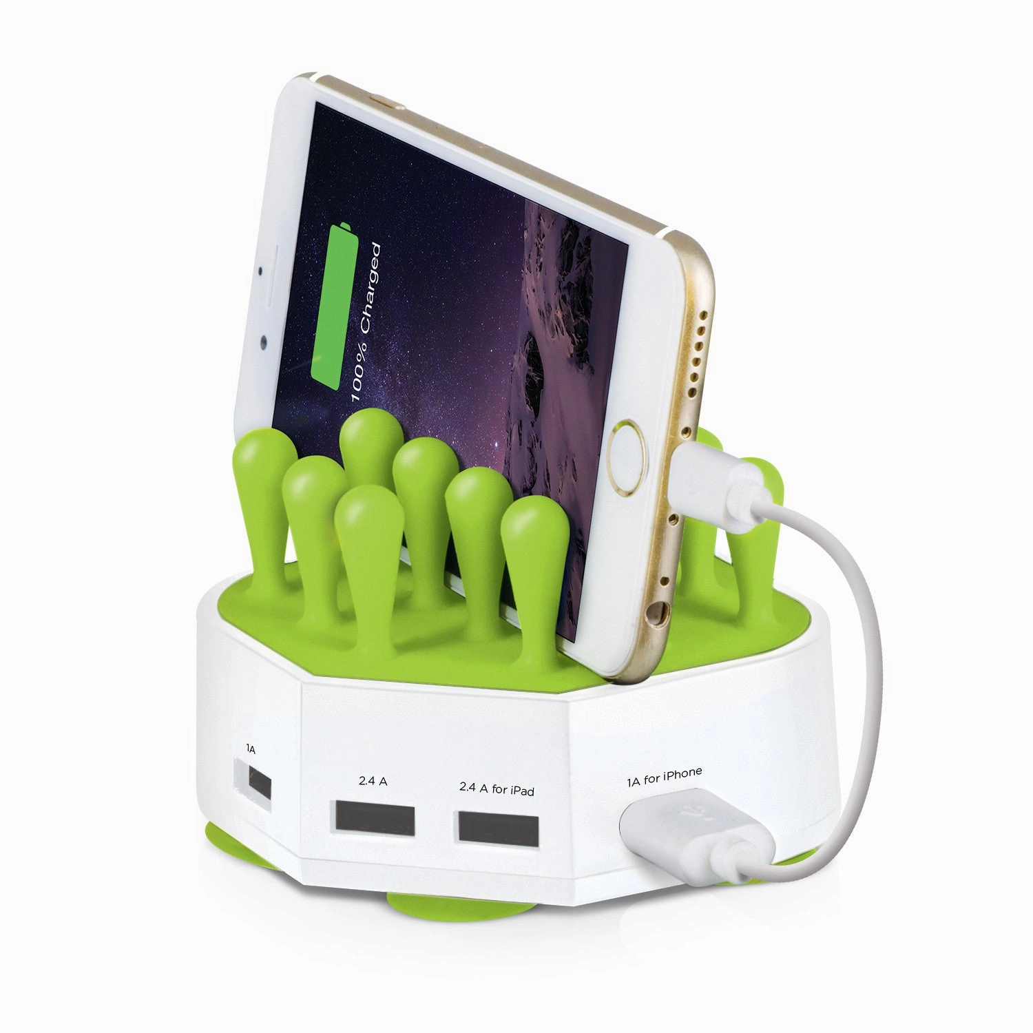 Aduro Grass Hub 4 Port USB Charging Station
