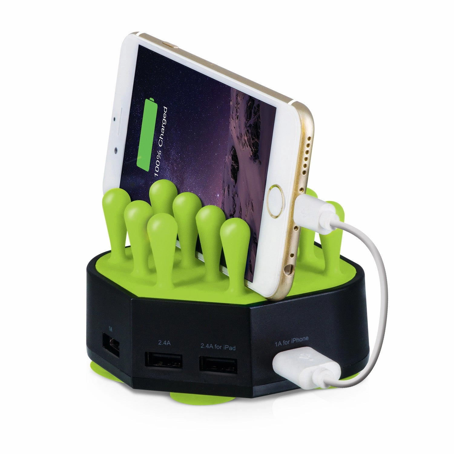 Aduro Grass Hub 4 Port USB Charging Station