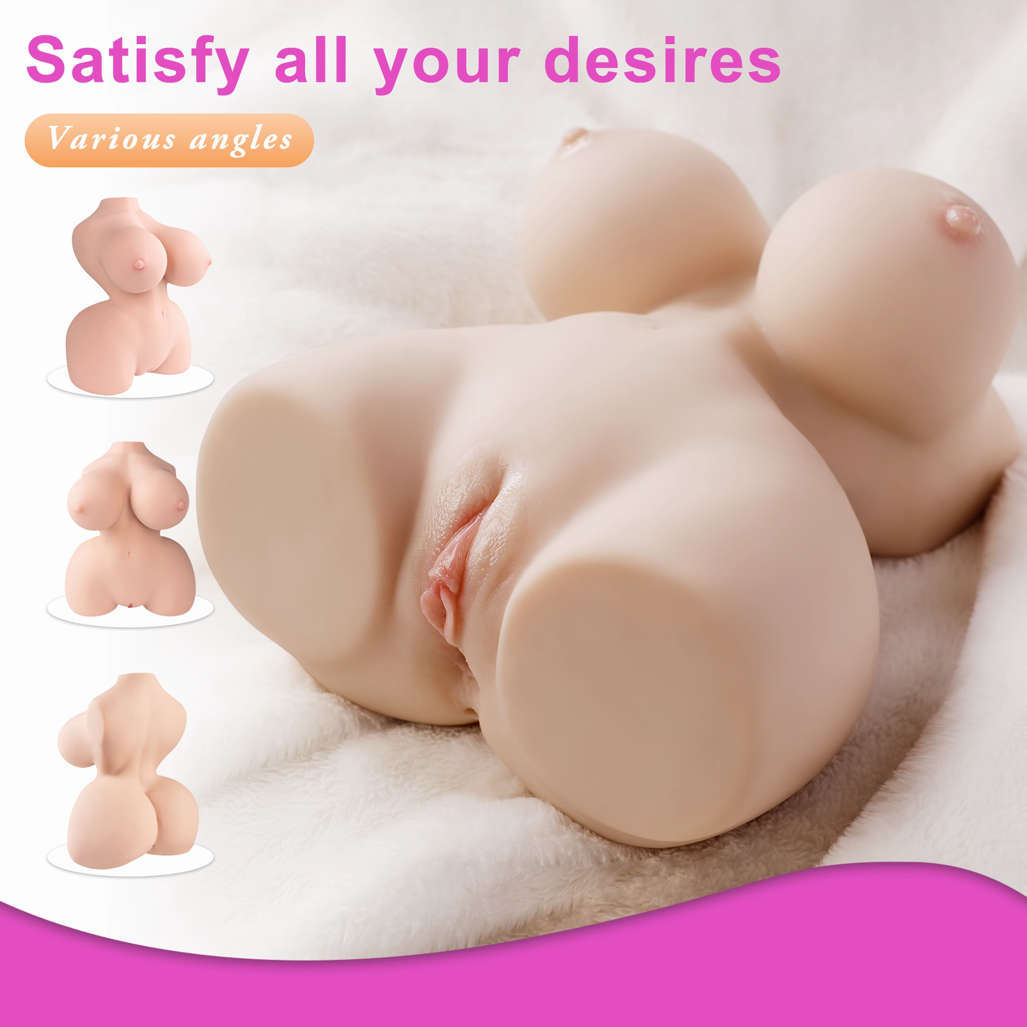 Aiko - 13.2LB Sex Doll with Dual Channel Design