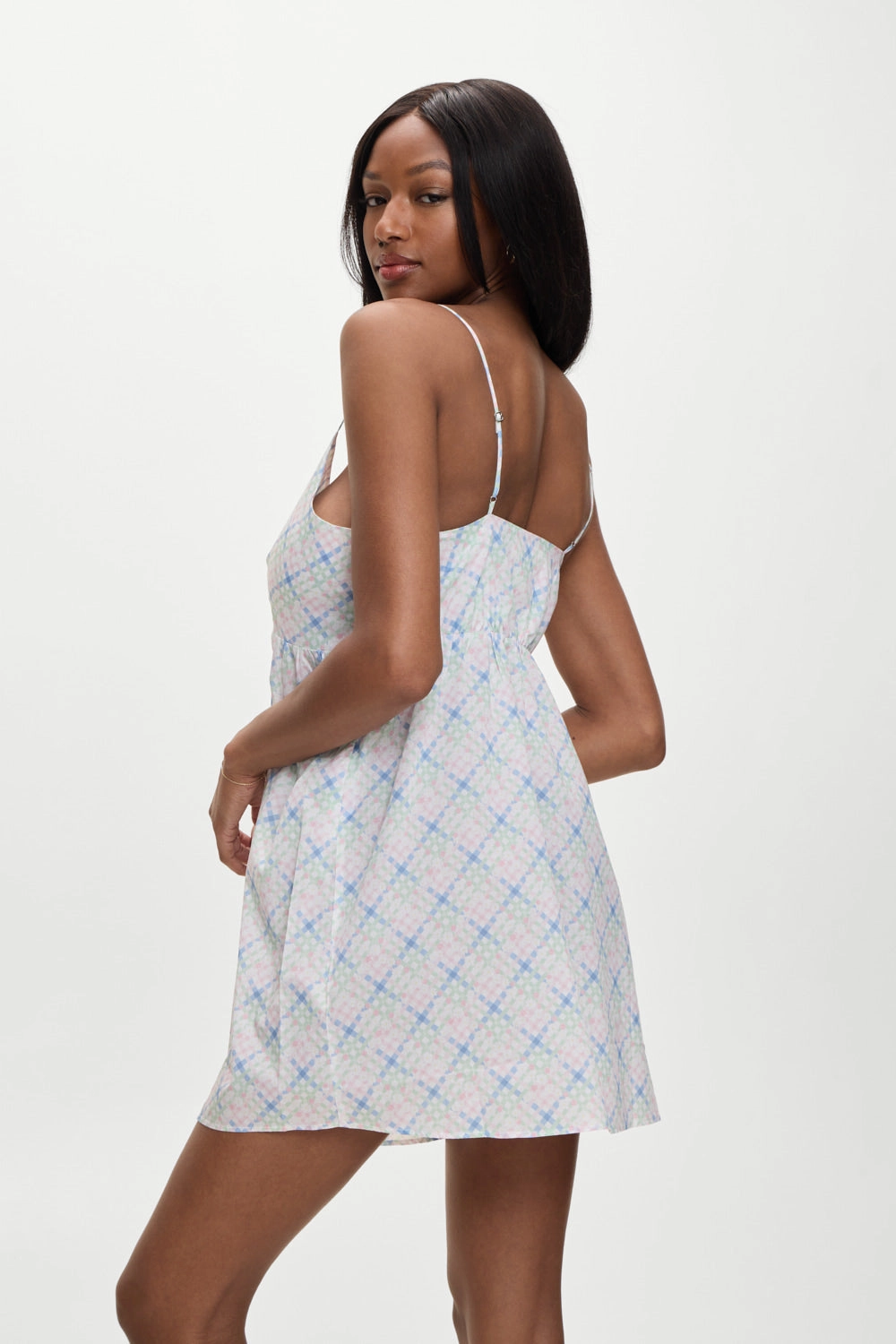 Airy Poplin Mini Dress - Cottage Meadow