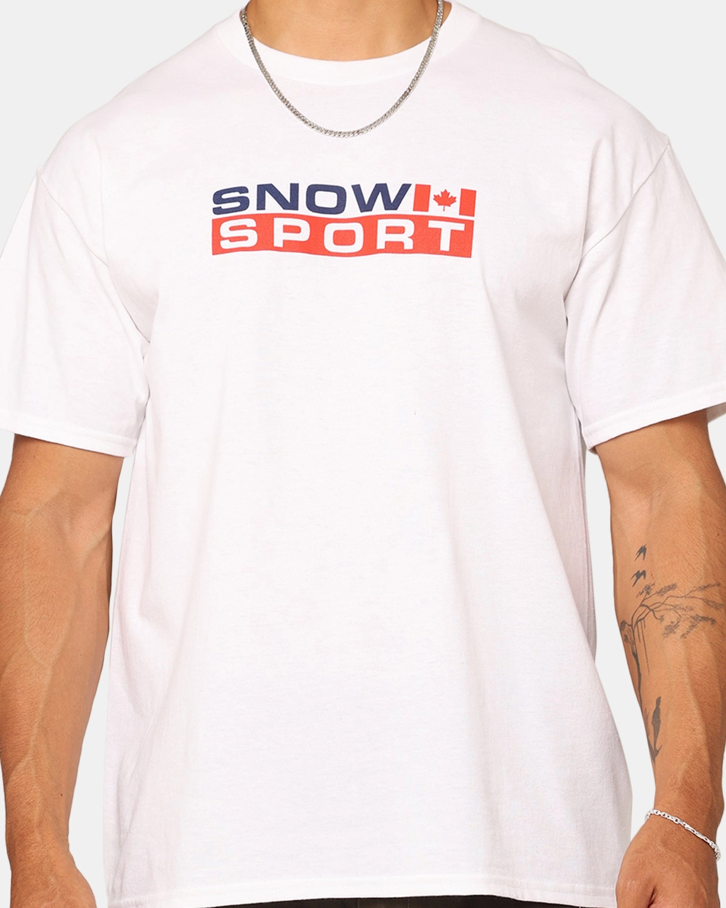 American Thrift Snow Sport T-Shirt White