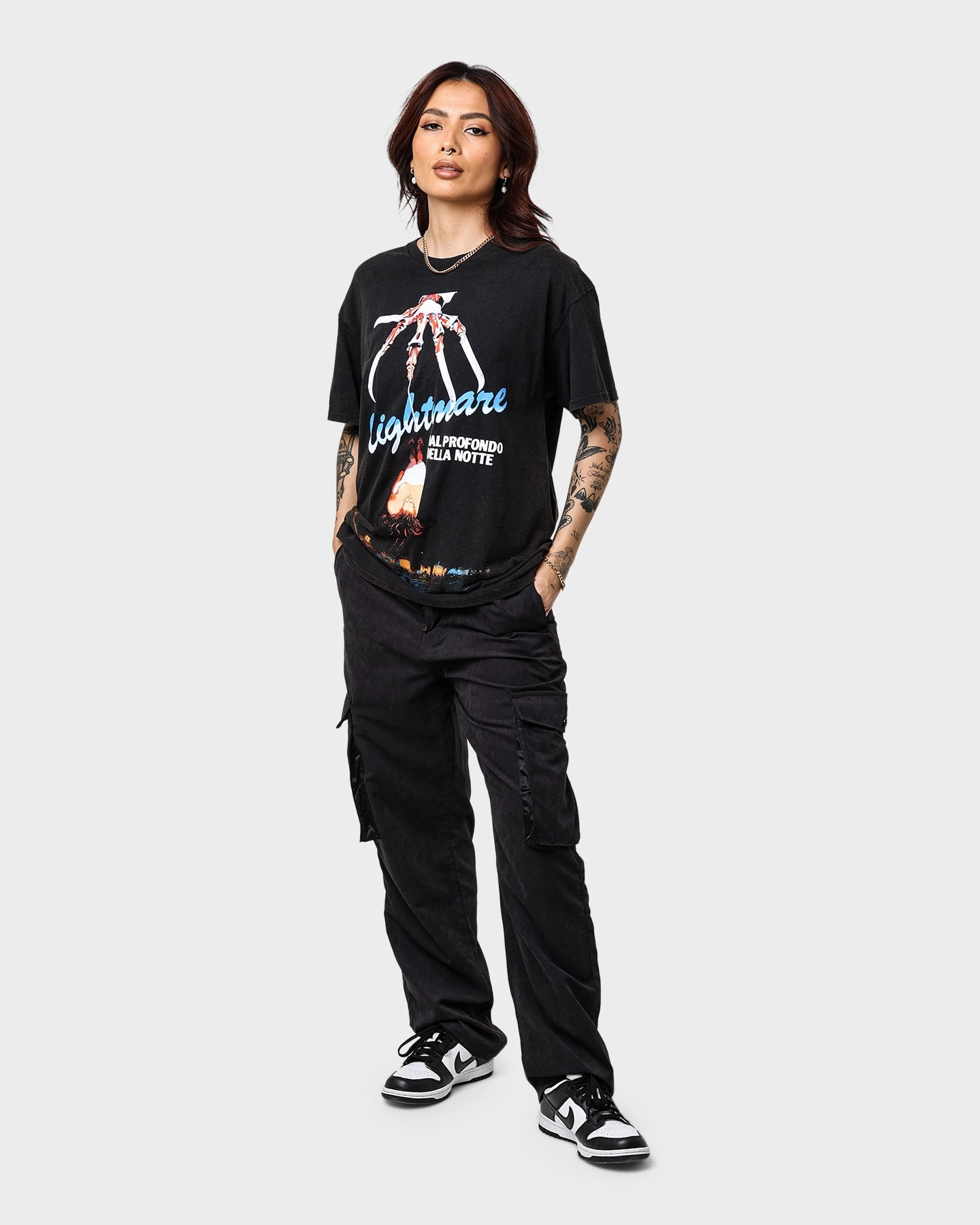 American Thrift X A Nightmare on Elm Street Nightmare Vintage T-Shirt Black Wash