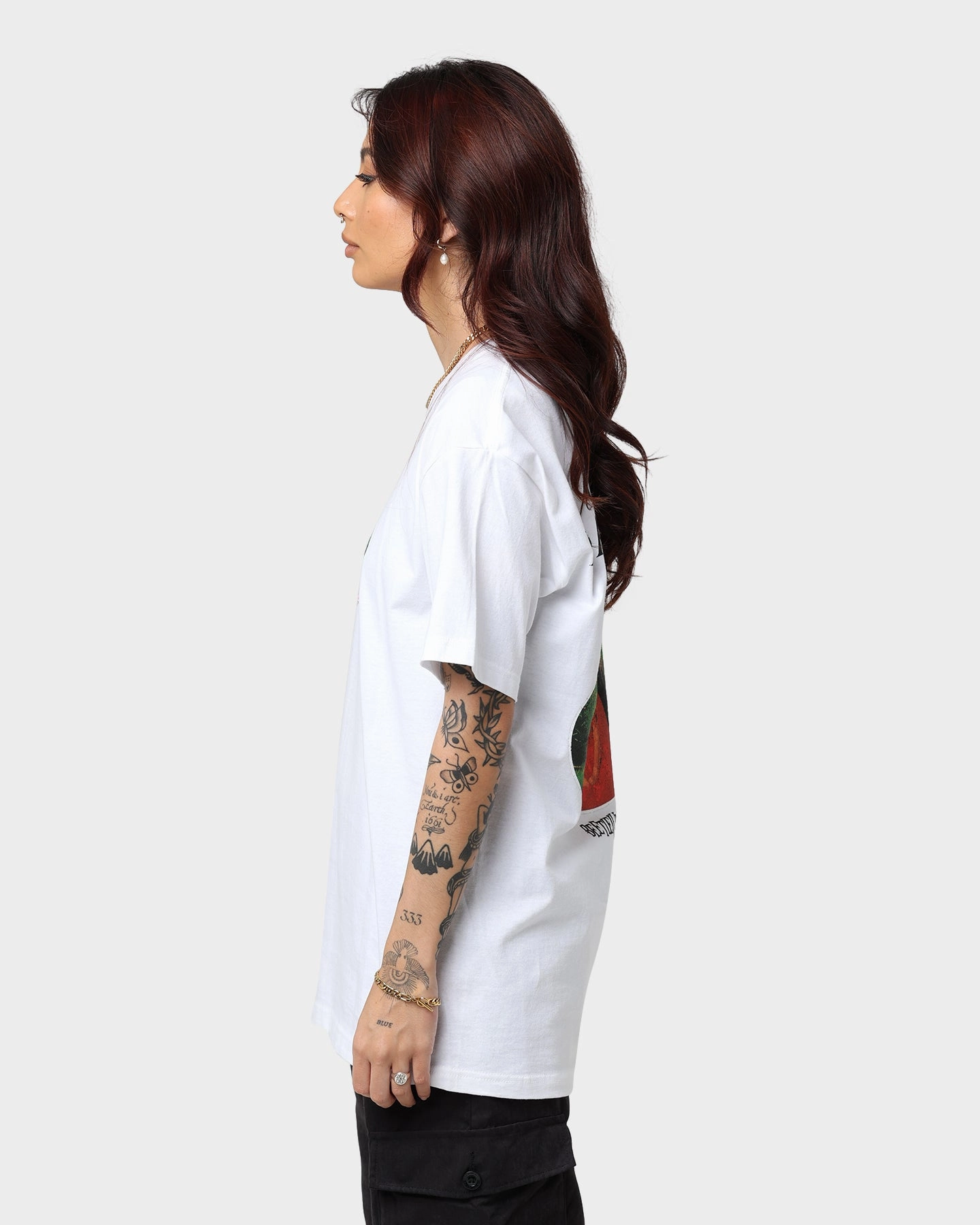 American Thrift X Beetlejuice Lydia T-Shirt White