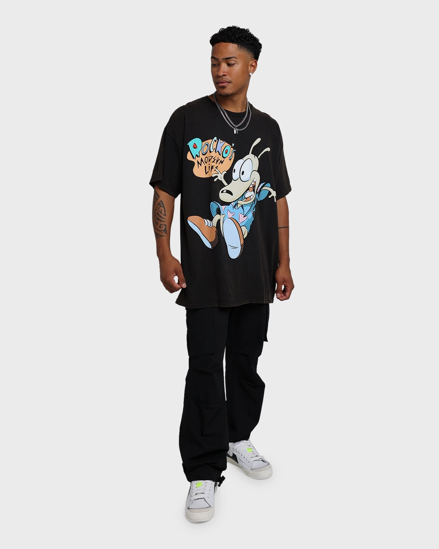 American Thrift X Rocko's Modern Life Rocko's Modern Life Vintage T-Shirt Black Wash