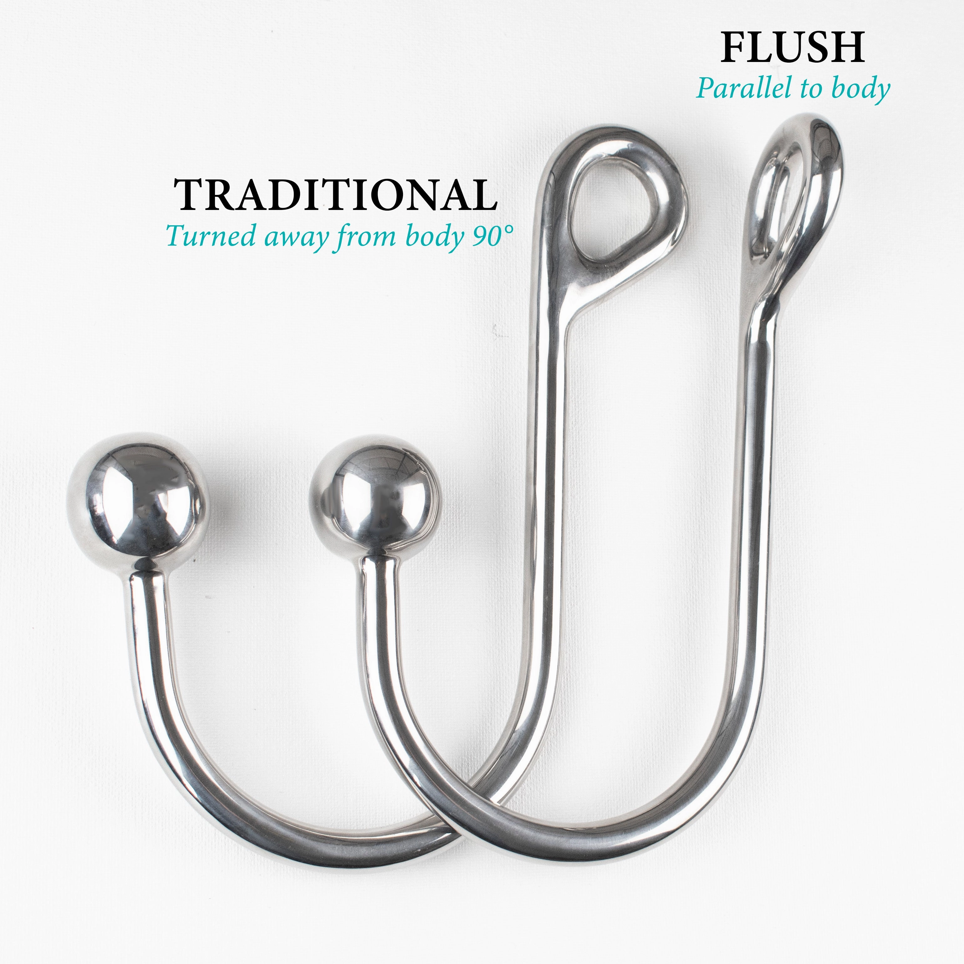 Anal Hooks - Bondage Hook – Solid Stainless Steel Rope Hooks
