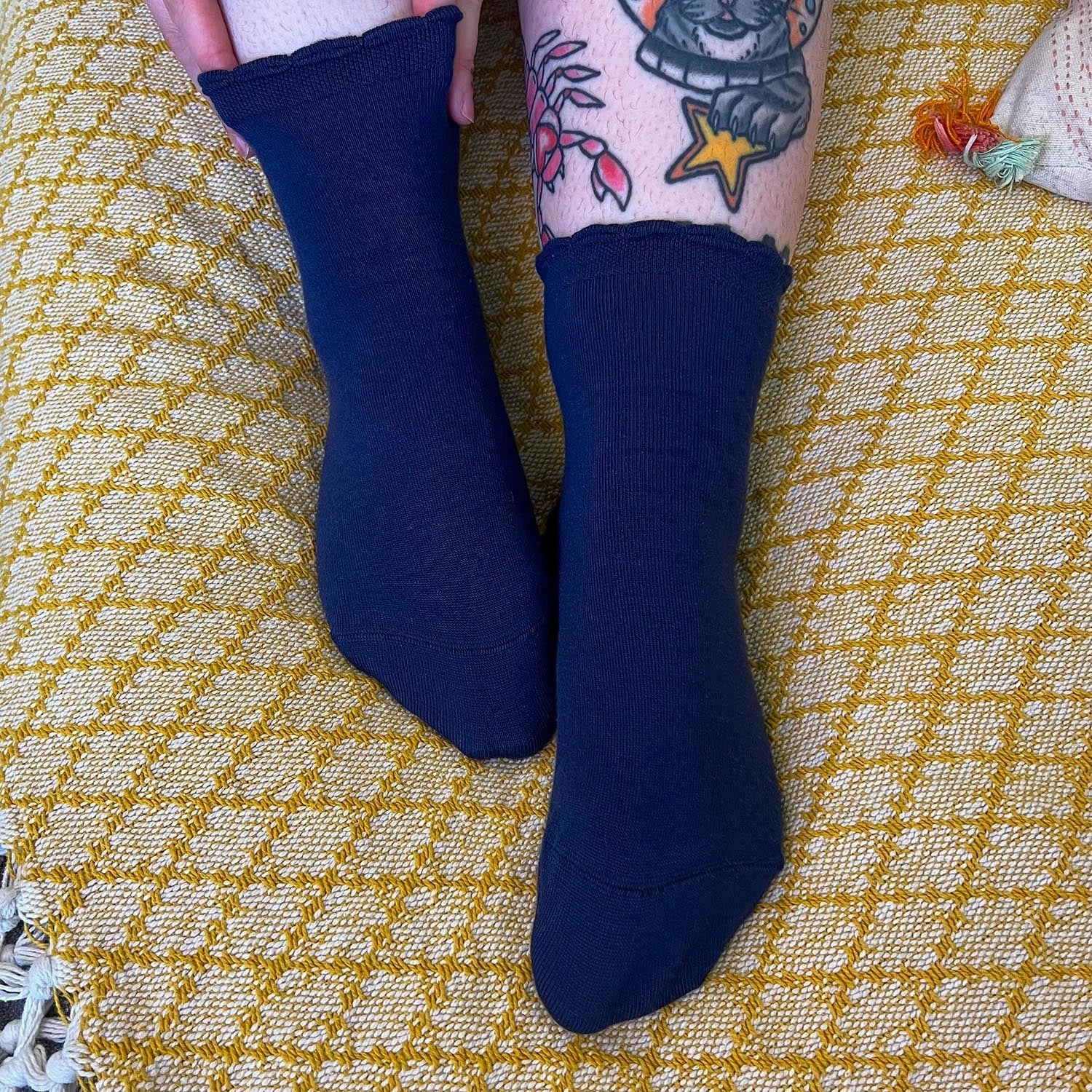 Bamboo Ankle Socks - 3 Pairs in Starling