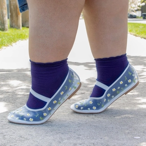 Bamboo Ankle Socks - 3 Pairs in Starling