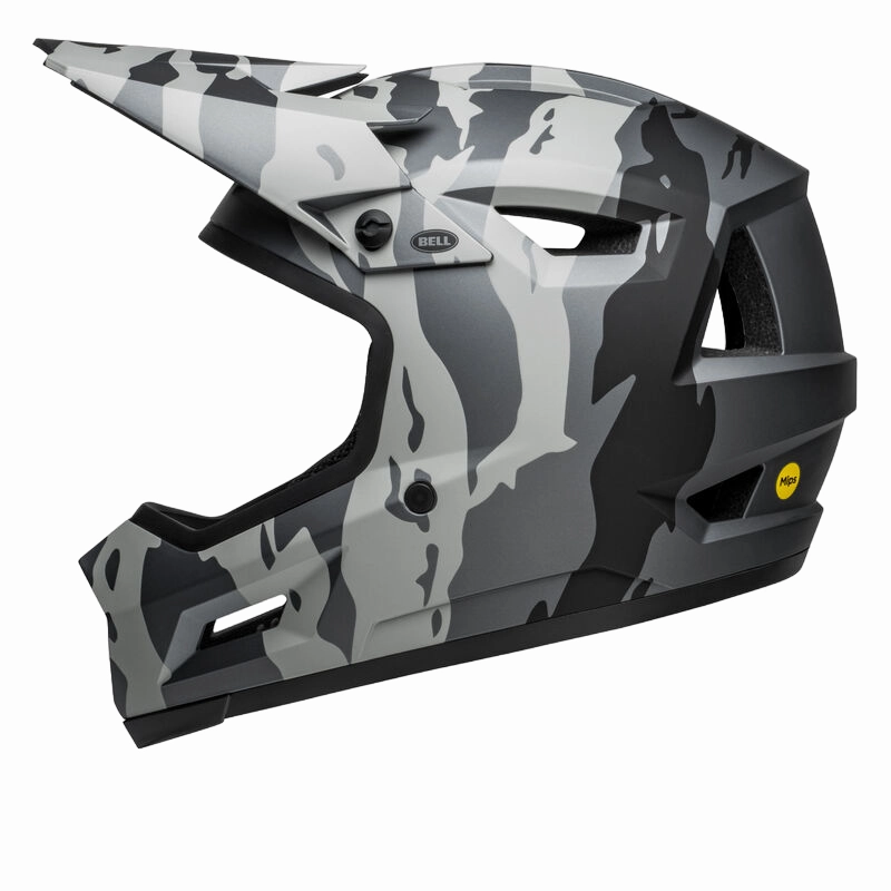 Bell Sanction 2 DLX MIPS Full Face Helmet - Ravine - Matt Gray-Black