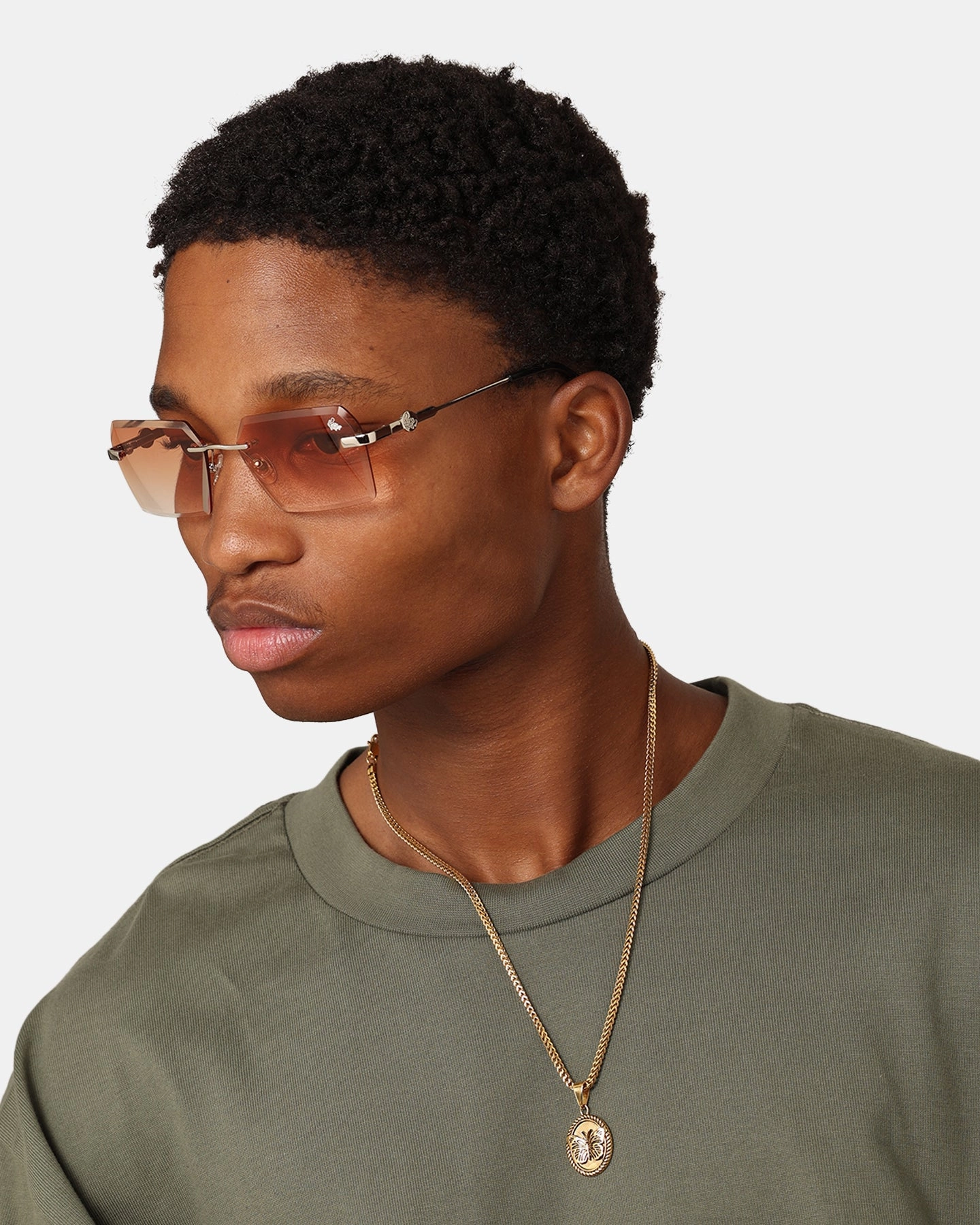 Belvoir & Co Kennedy Sunglasses Tea/Silver