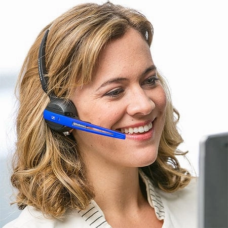 Blue OfficeRunner Wireless Headset System from Sennheiser - Professional Bundle