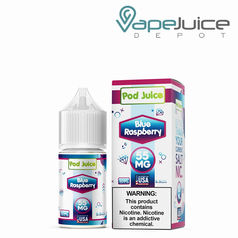 Blue Raspberry Pod Juice TFN Salt 30ml