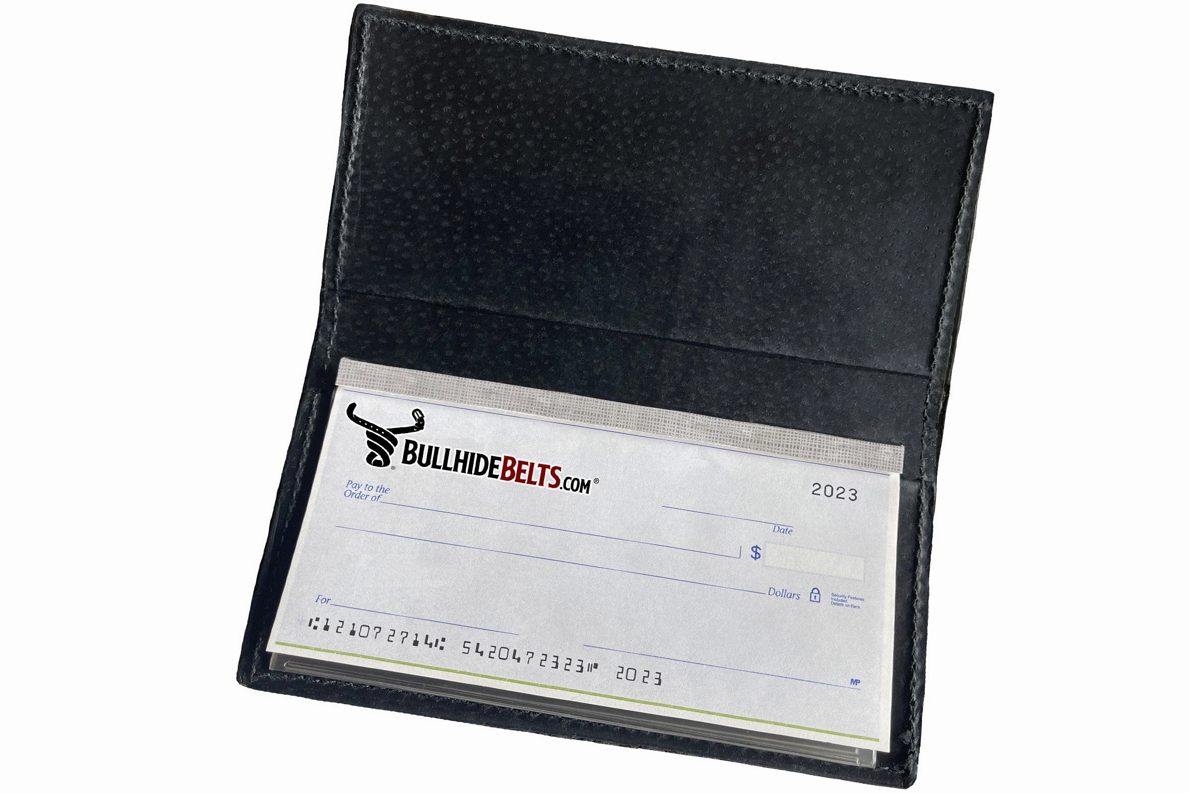 Brown American Bison Checkbook Cover