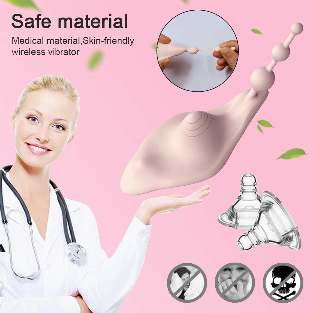 Butterfly Clit and G Spot Vibrator with Anal Beads for Panties - W8