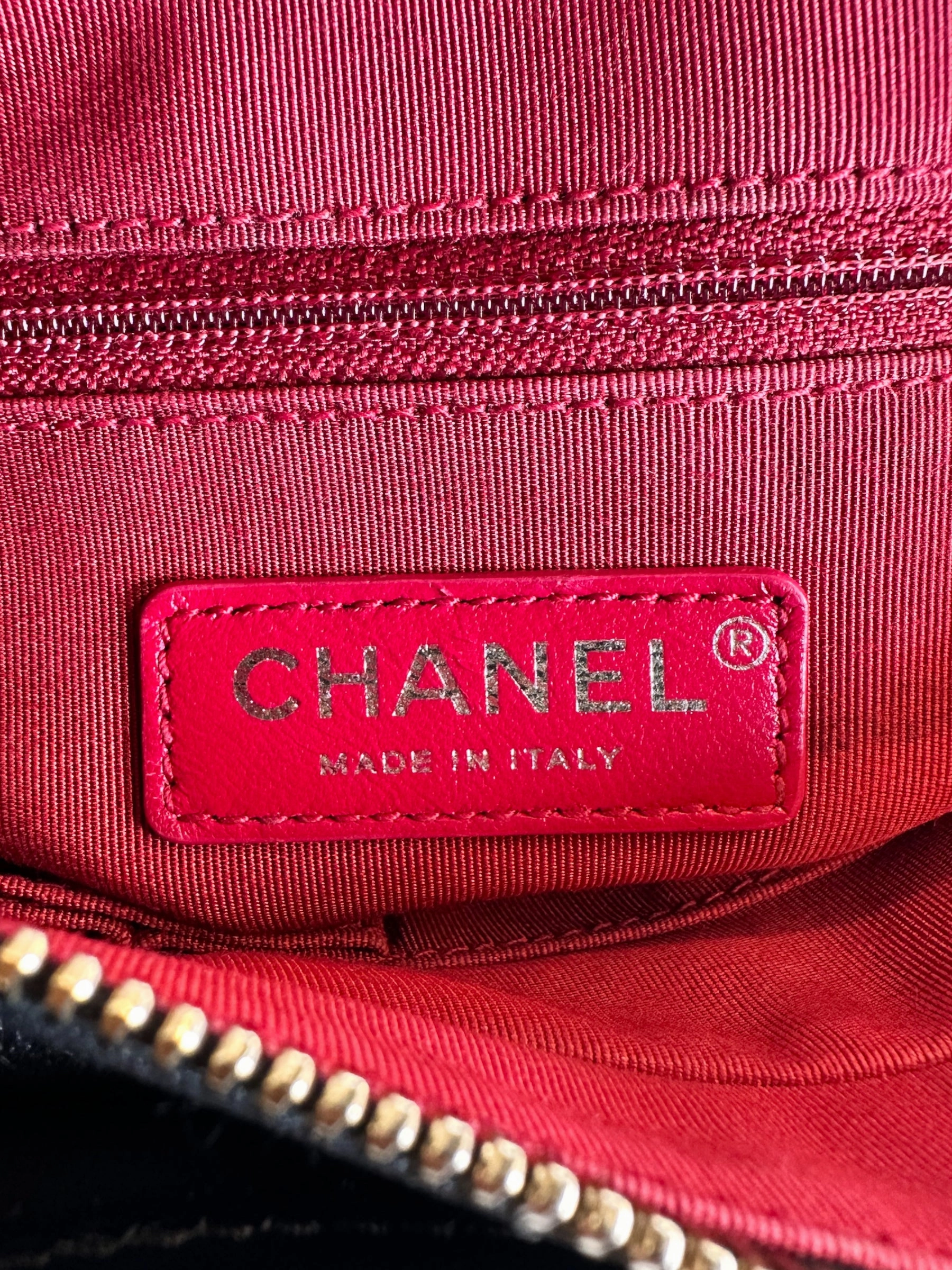 Chanel Black Calfskin Leather Small Gabrielle Crossbody