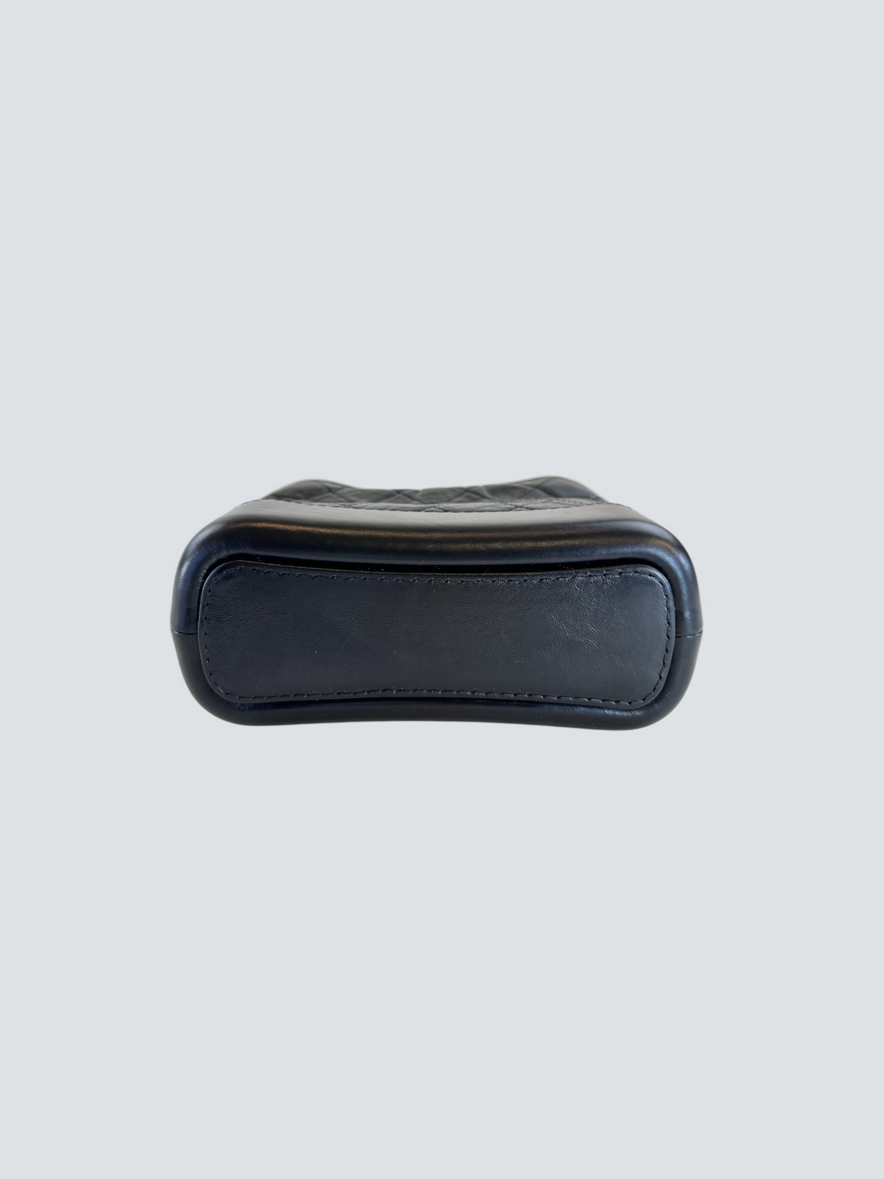 Chanel Black Calfskin Leather Small Gabrielle Crossbody