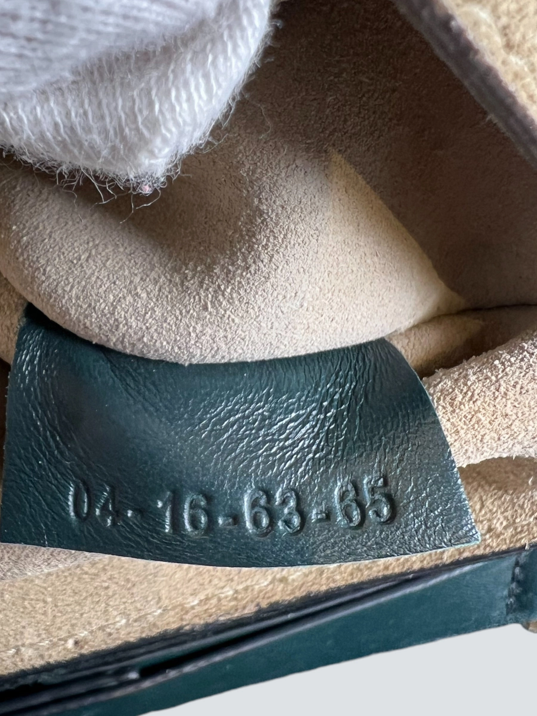 Chloe Green/Blue Smooth Calfskin Leather & Suede Shoulder Bag
