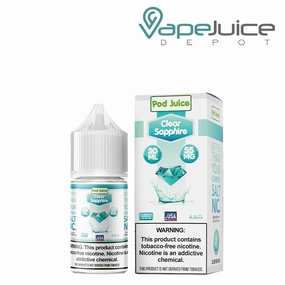 Clear Sapphire Pod Juice TFN Salt 30ml