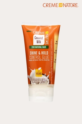 CREME OF NATURE COCONUT MILK SHINE & HOLD CONTROL GLUE 5.1oz