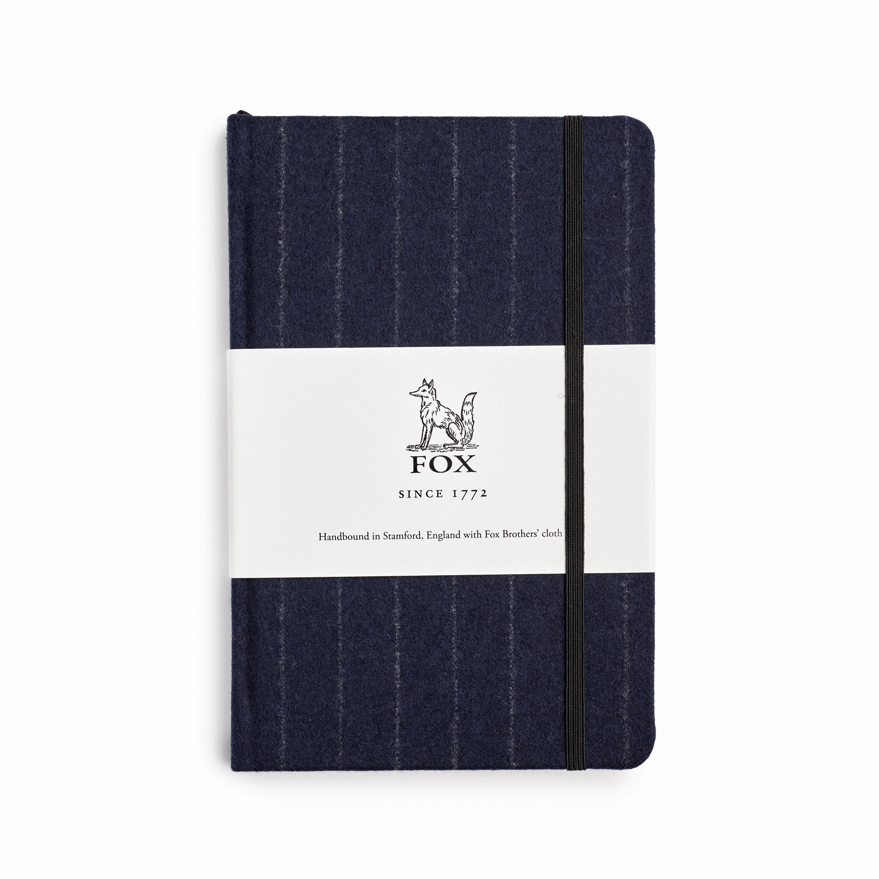 Dark Blue Stripe Medium Notebook