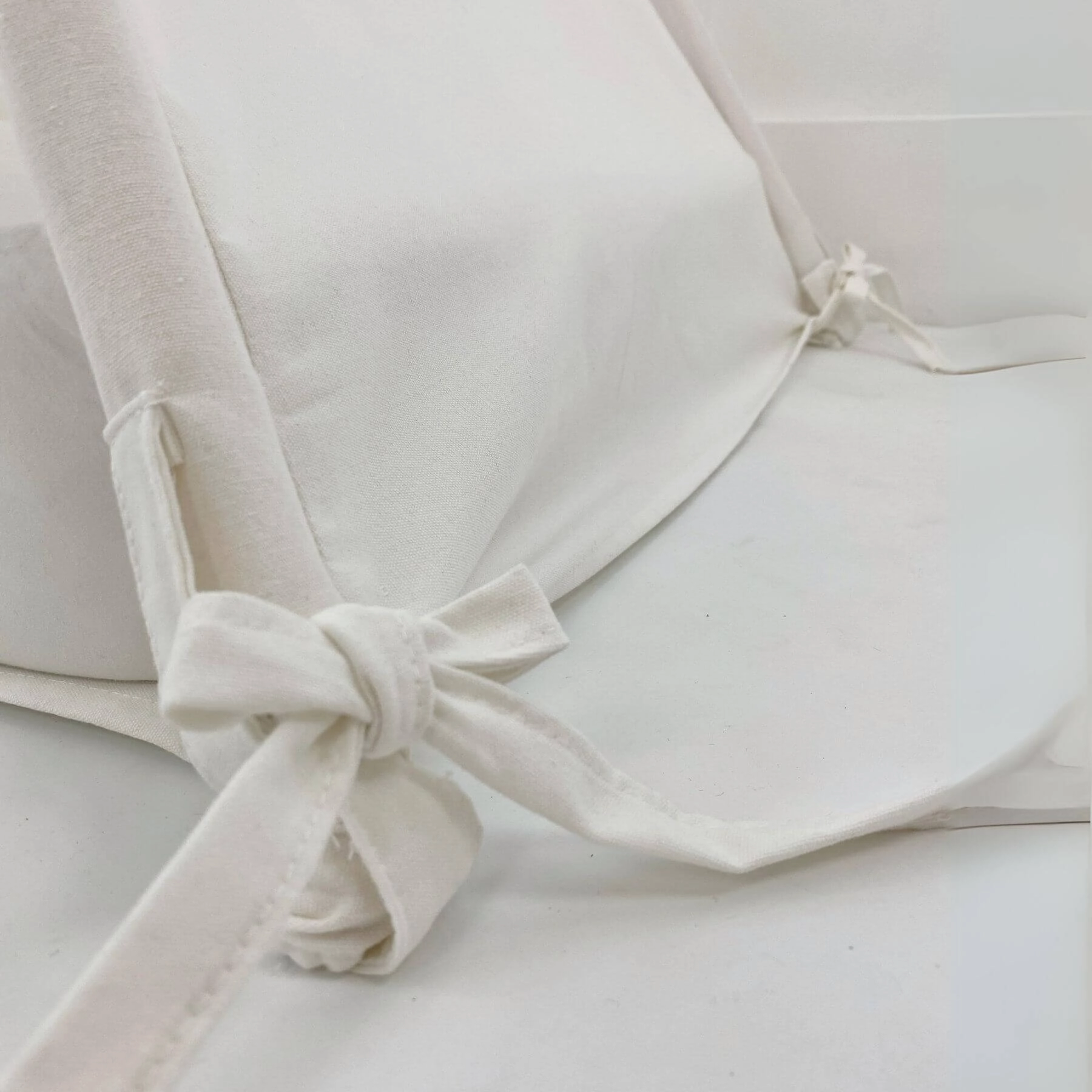 Domestic Objects Play Tent Canopy No Doors, Cream, Crib/Cot 28 X 52" Inches