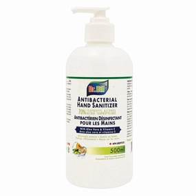 Dr. BILL Antibacterial Hand Sanitizer Gel 500ml (Lemon Flavour)