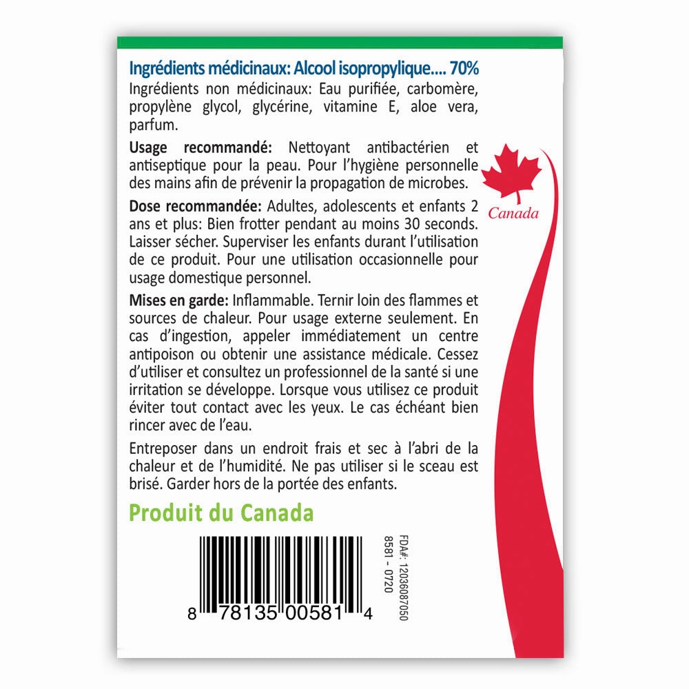 Dr. BILL Antibacterial Hand Sanitizer Gel 500ml (Lemon Flavour)