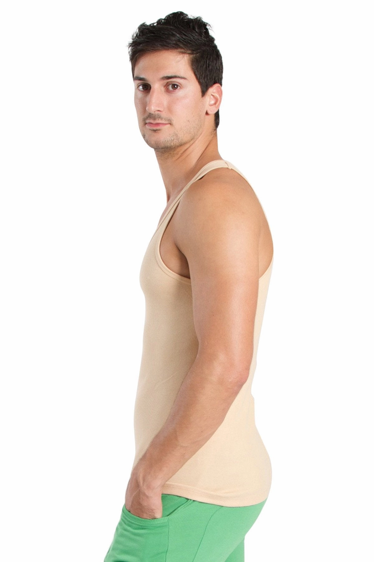Edge Sustain Tank Top (Sand Beige)