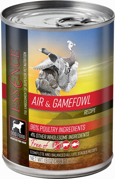 Essence Pet Foods Air & Gamefowl Canned Dog Food