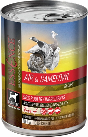 Essence Pet Foods Air & Gamefowl Canned Dog Food