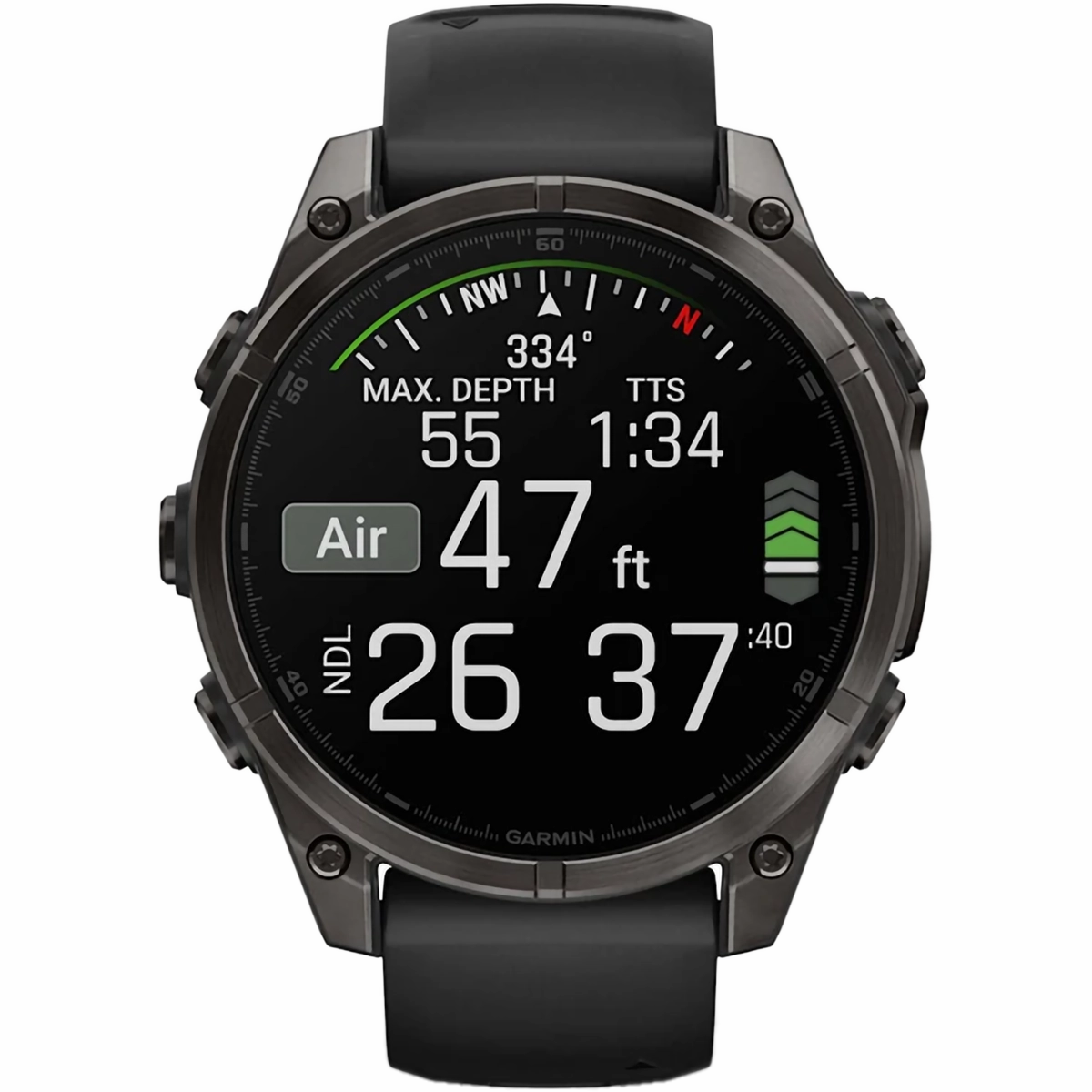 Fenix 8 Sapphire 47mm Amoled - Carbon Gray