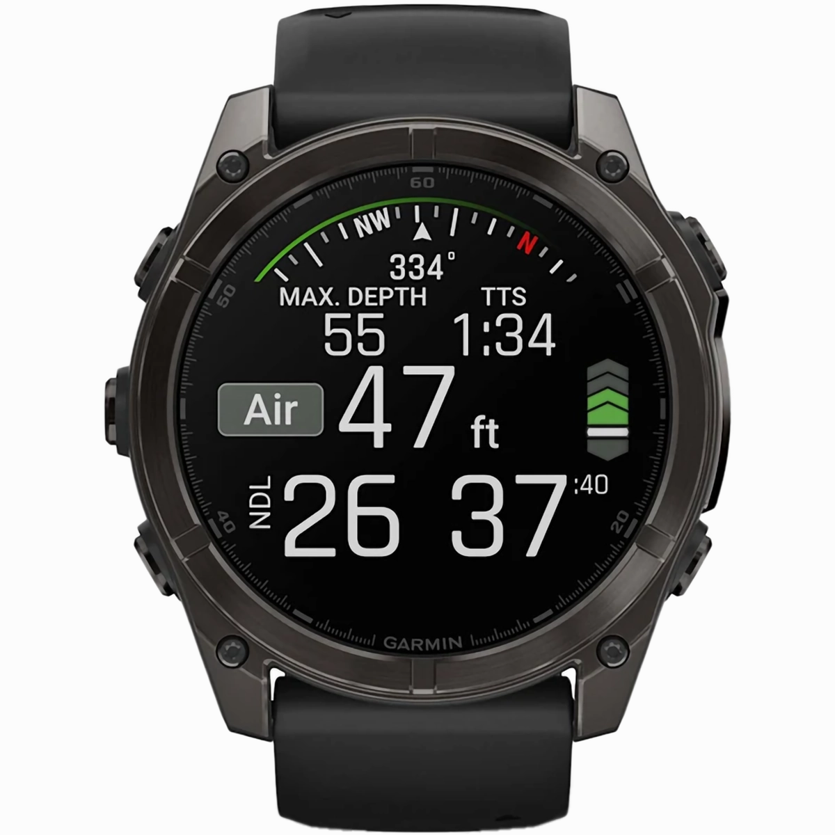 Fenix 8 Sapphire 51mm Amoled - Carbon Gray